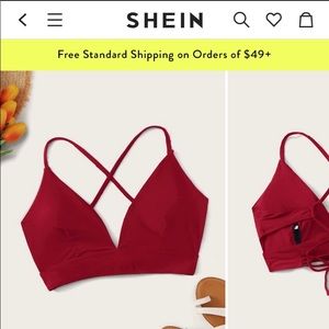 Brand new Shein bathing suit top. Size medium.